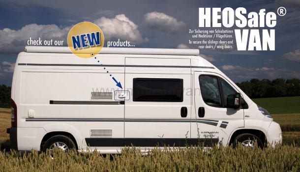 Zámek dveří vozidla HEOsafe Van Security - černá