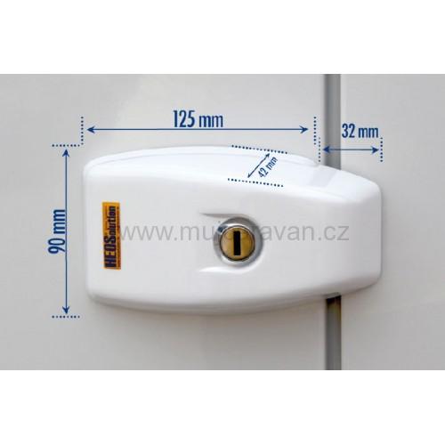 Zámek dveří vozidla HEOsafe Van Security - šedostříbrná