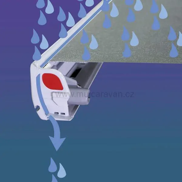 Markýza Fiamma F45 S - stříbrná