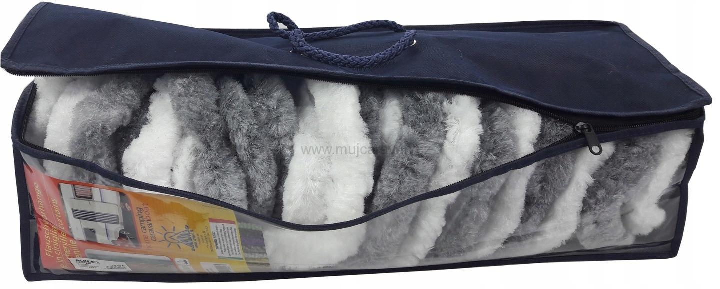 Flaušový závěs Chenille pro obytné vozy 56 x 205 cm