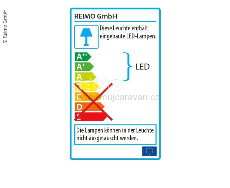 LED stropní světlo chrom 21,7 cm
