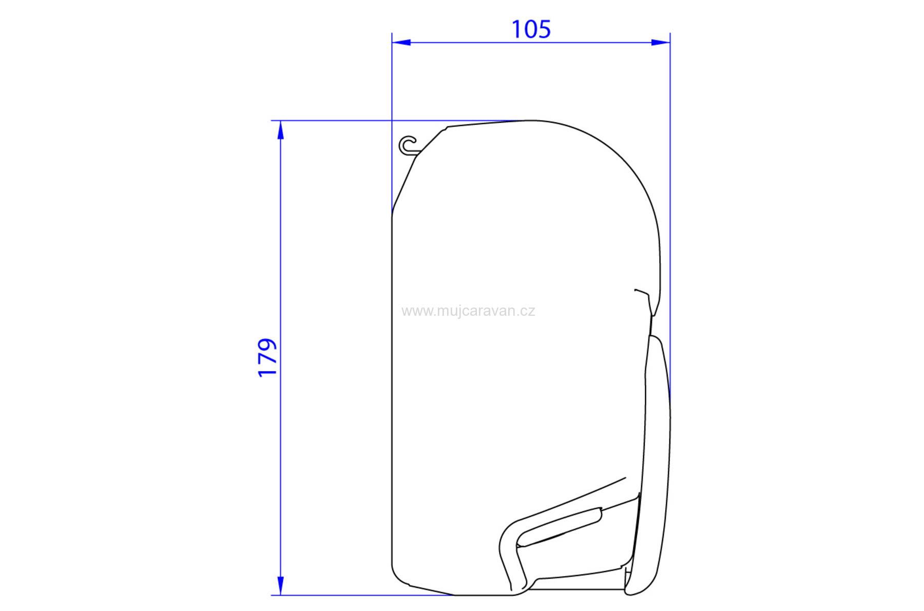 Markýza Thule 8000 - stříbrná