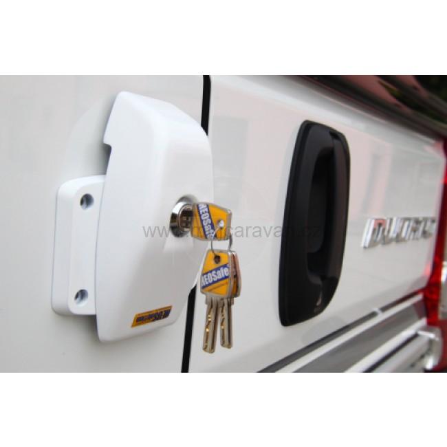 Zámek dveří vozidla HEOsafe Van Security, 2 ks - šedostříbrná