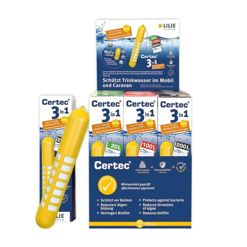 Certec® 3-v-1 - konzervace pitné vody na 200 l