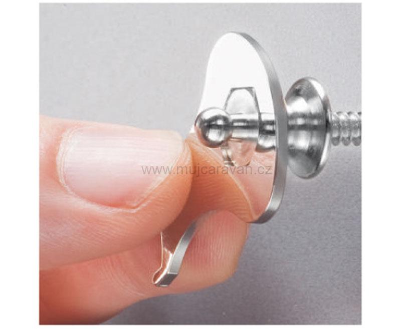 Bezpečnostní patentky LOXX niklované, 5 ks