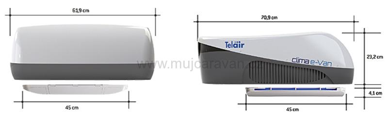 Klimatizace Telair CLIMA e-Van 3 - 7400H