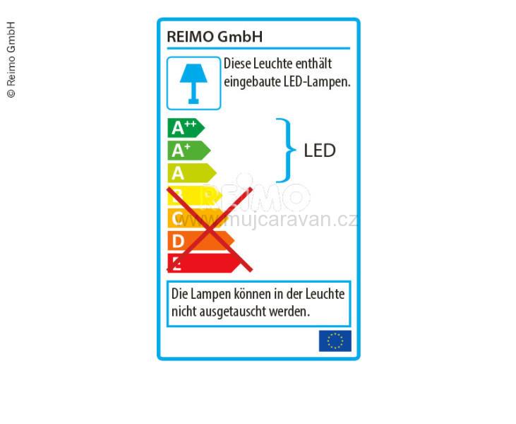 Vestavné LED světlo 24 LED Alu s dotykovým vypínačem
