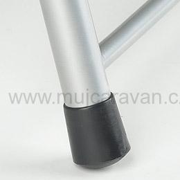 Ocelový schůdek - černý