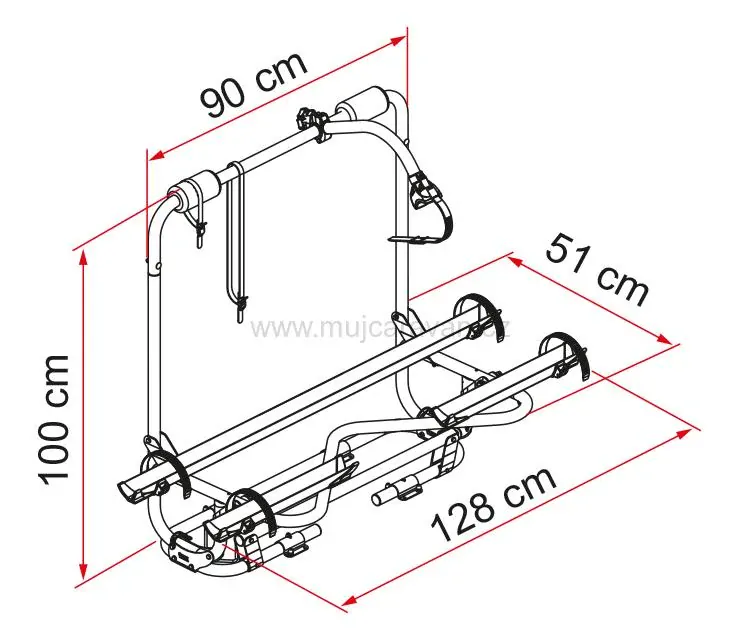Nosič kol Fiamma Carry Bike XL A PRO - černý