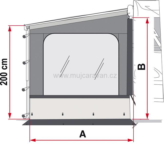 Bočnice pro markýzy Fiamma Side W Pro F80L XXL
