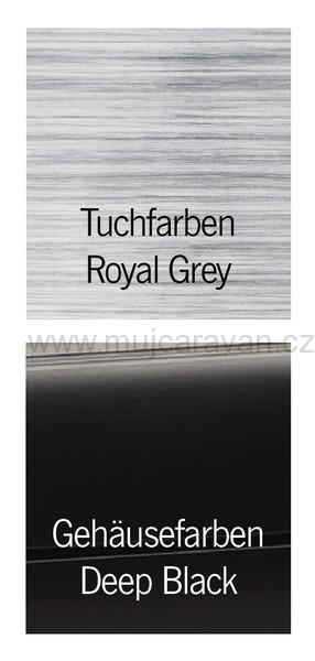 Markýza Fiamma F80s - Deep Black - kompletní sada Ducato, 370 cm