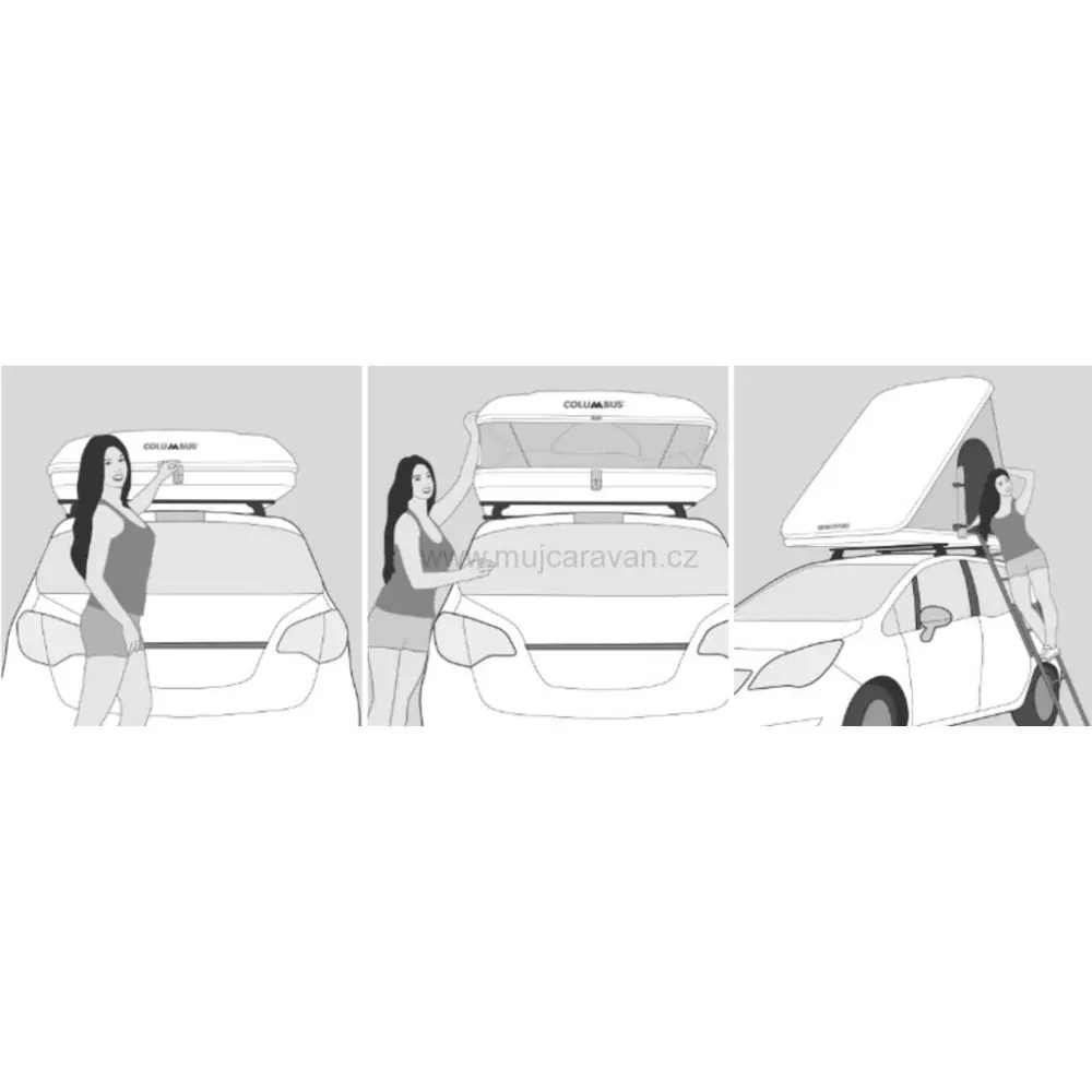 Střešní stan AUTOHOME COLUMBUS - LARGE