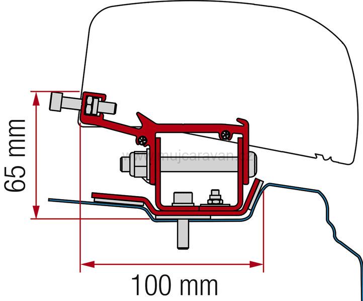 Montážní sada pro F40 Van - Renault Trafic LR