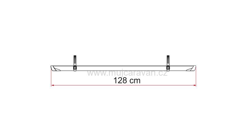 Kolejnice Rail Plus Black pro nosiče kol Fiamma