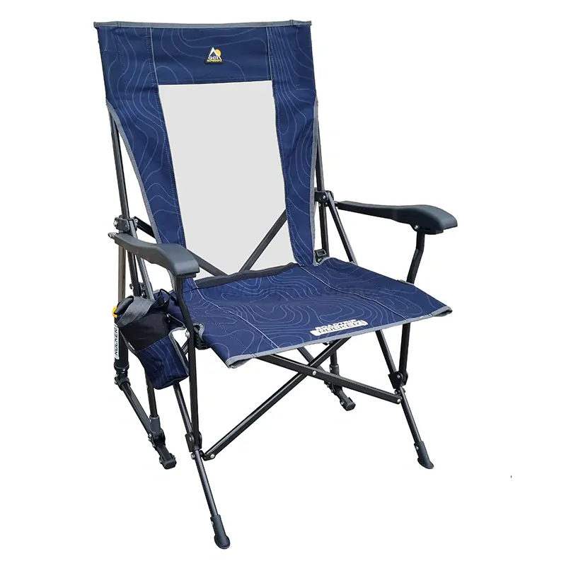 Skládací houpací křeslo Roadtrip Rocker™ - Navy-Topo