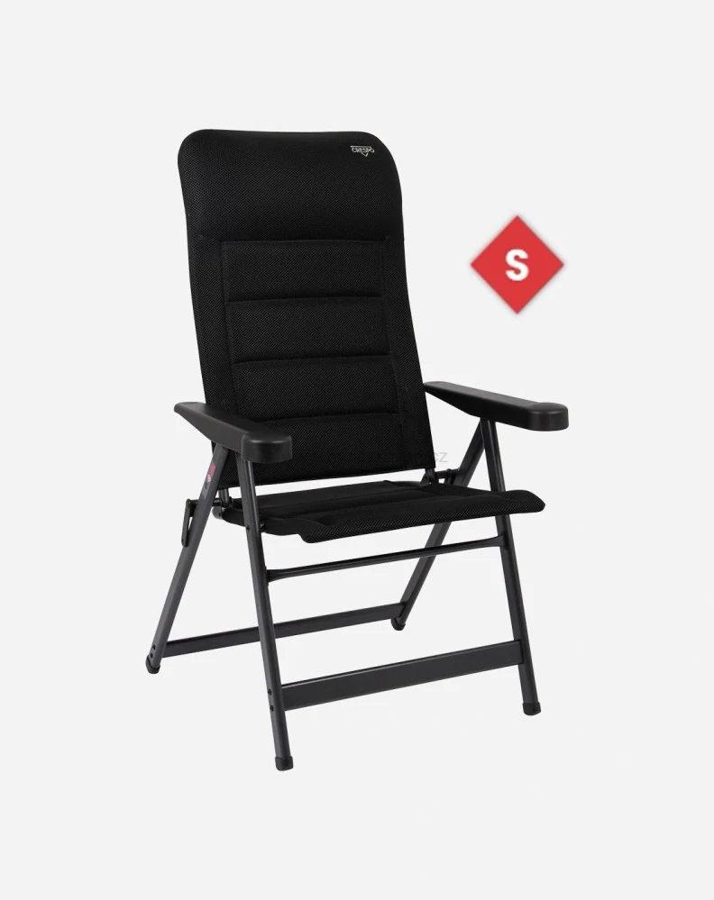 Kempingové křeslo Crespo Air-Deluxe S, černé (AP-235)