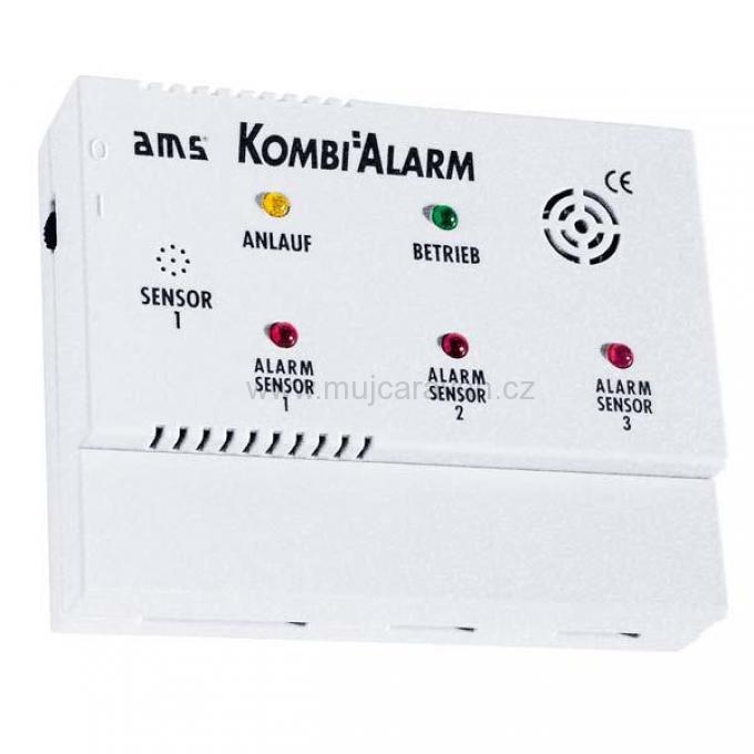Plynový alarm AMS KOMBIALARM, max. 3 senzory