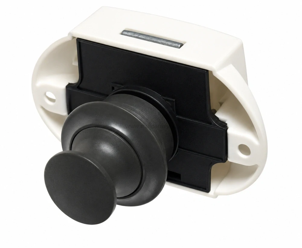 Zámeček Push Lock - šedý