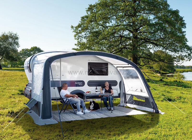 Nafukovací sluneční střecha pro Adria Action Air 391