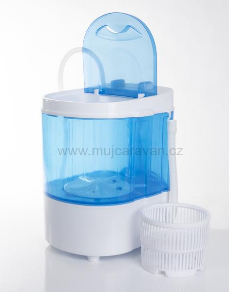 Kempingová pračka 230V/260W s otočným košem