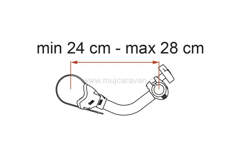 Fiamma Bike Block Pro 2 - modrá