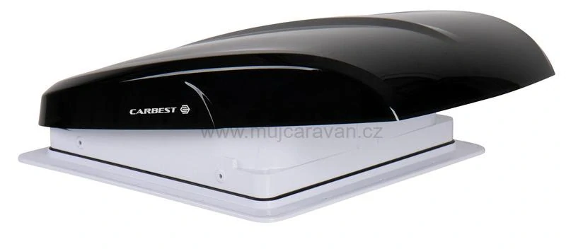 Střešní okno s ventilátorem VanVent 40 x 40 cm - černé