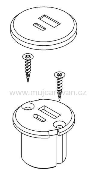 Dvojitá zásuvka 1x USB-C / 1x USB-A