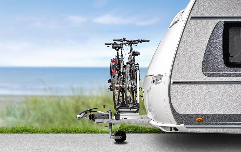 Výsuvný nosič jízdních kol na oj karavanu BS260