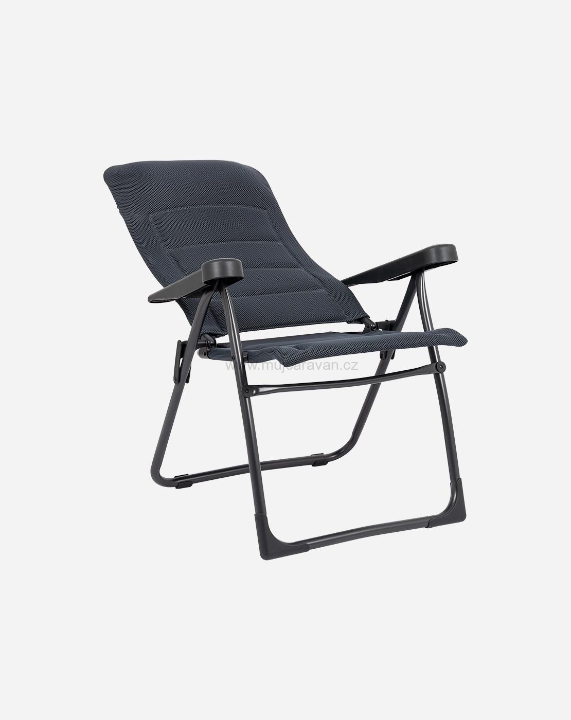 Kempingové křeslo Crespo Air-Deluxe XS, šedé (AP-215)