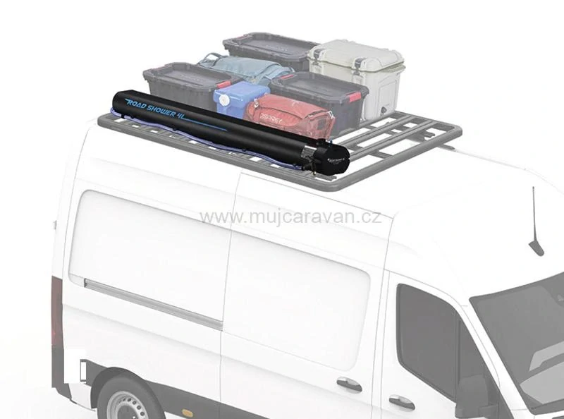 Hliníková solární sprcha RoadShower 26 l na střešní nosič