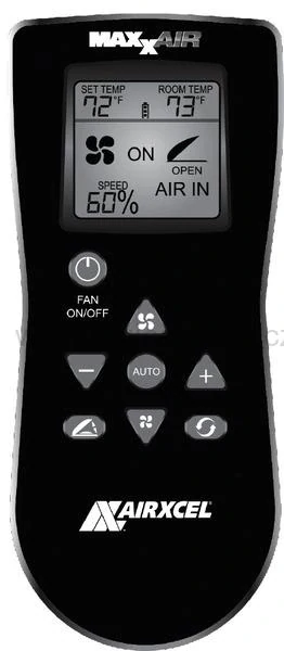 Střešní ventilátor MAXXFAN Plus - 40 x 40 cm, s dálkově ovládaným otevíráním a dešťovým senzorem