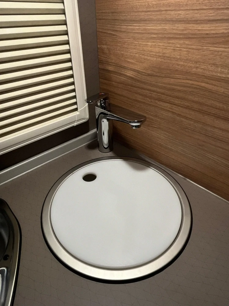 Krájecí prkénko do dřezu - kulaté, cca 307 mm