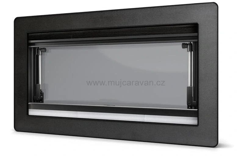Krycí rám pro okna Acrylight - černý