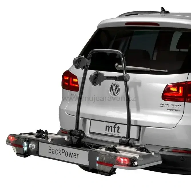 Nosič kol BackPower na tažné zařízení s prostorem pro 2 kola