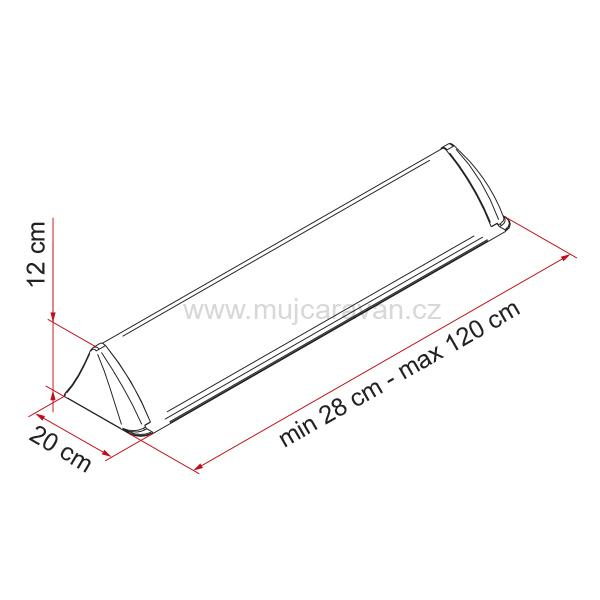Spojler Fiamma Universal pro střešní okýnka 