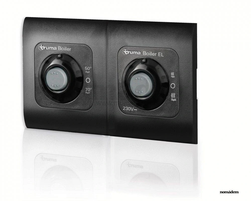 Plynový + elektrický ohřívač vody Truma, montáž na stěnu