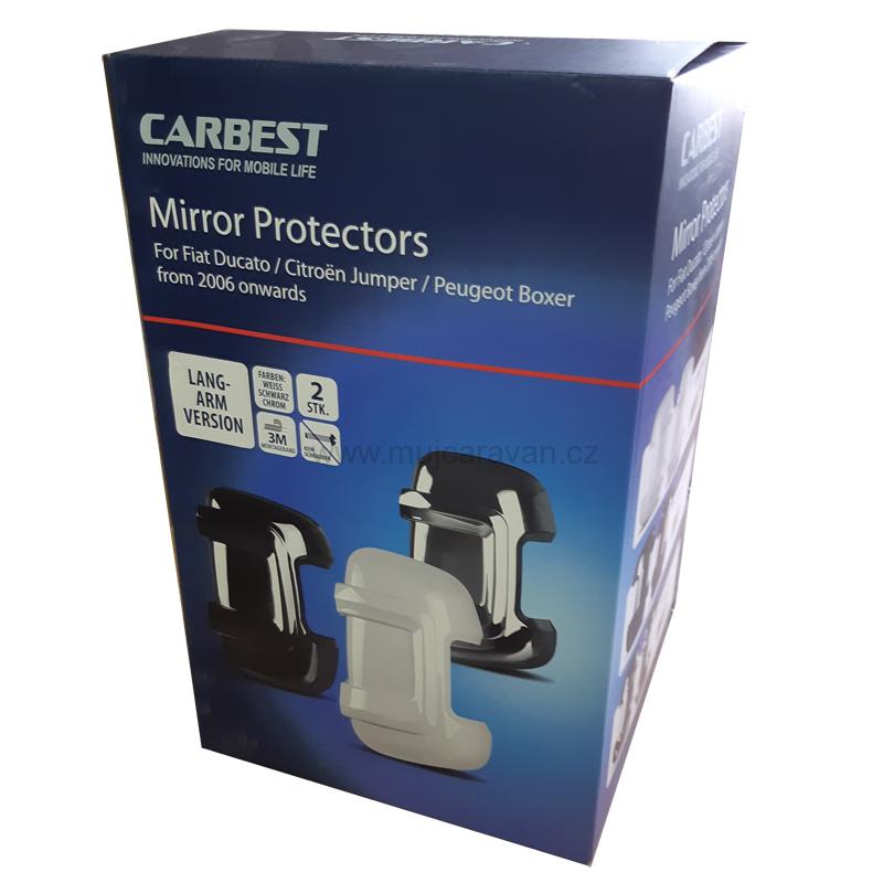 Sada chráničů zrcátek, bílá, krátká verze