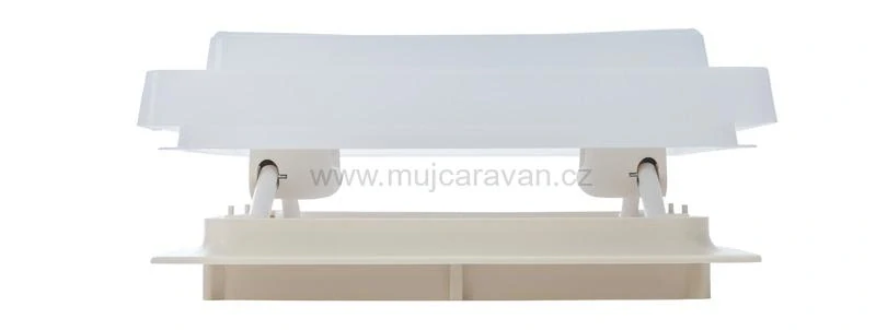 Střešní okno MPK 29, 28 x 28 cm s aretací, šedý rám