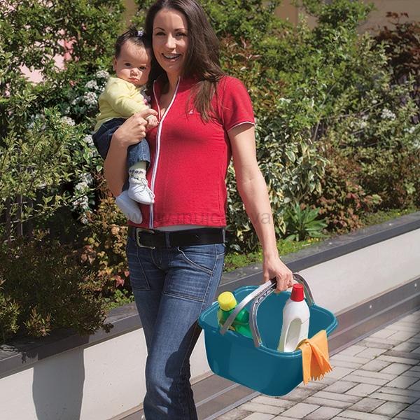 Čtvercový kbelík Luna 18,5 l