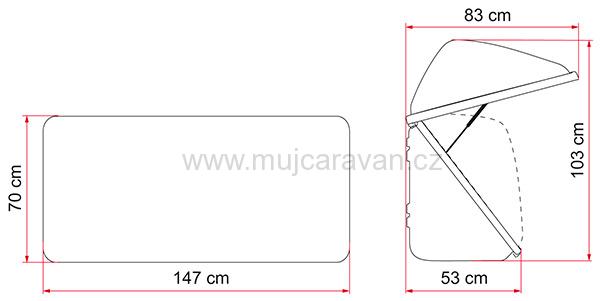 Přepravní box Fiamma Ultra Box 500 - bílý