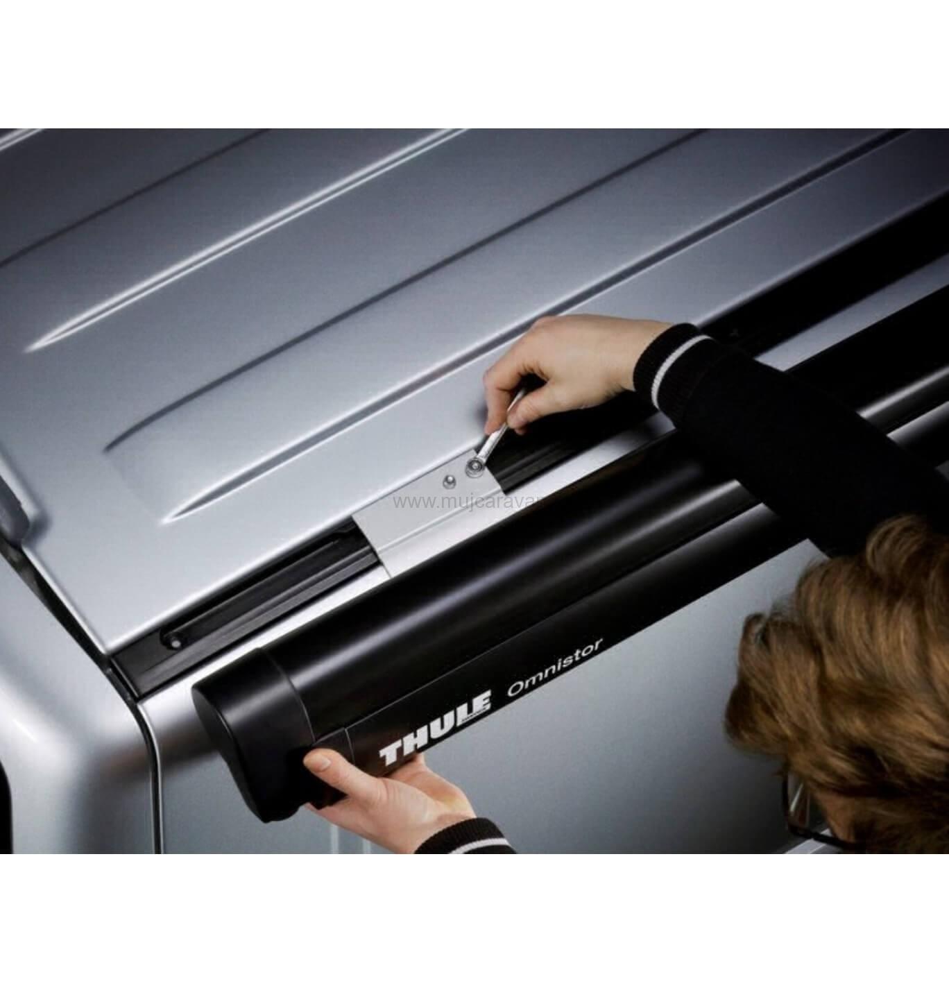 Markýza Thule Omnistor 5102 - šedá pro VW T5/T6 Multivan / Transporter s C-kolejnicí, 260 cm