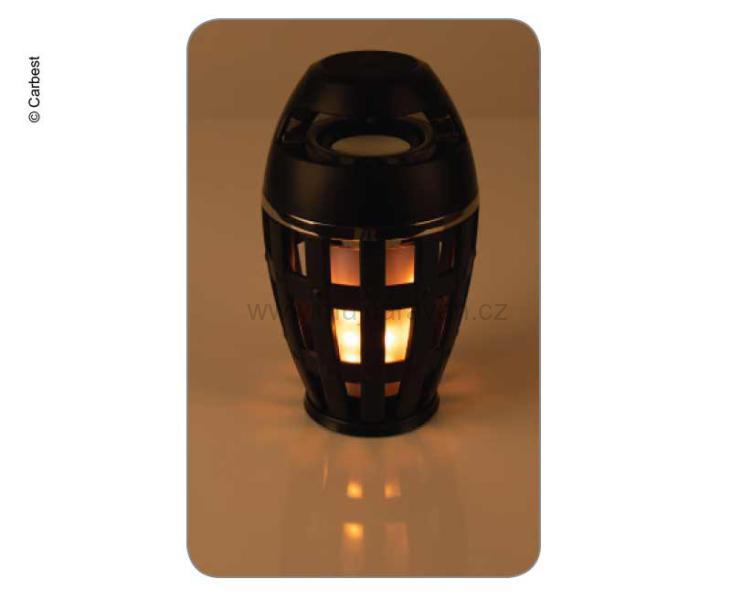 LED svítilna s integrovaným reproduktorem