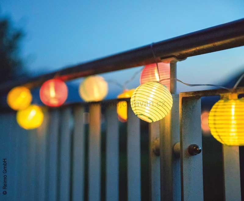 LED světelný řetěz včetně solárního modulu