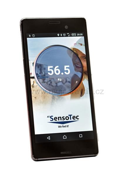 Digitální váha zatížení oje STB 150 oranžová s Bluetooth