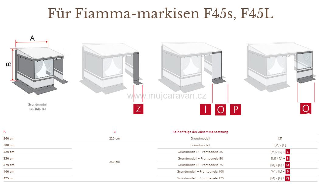 Rozšiřující modul pro Privacy Room Light F45 S 300