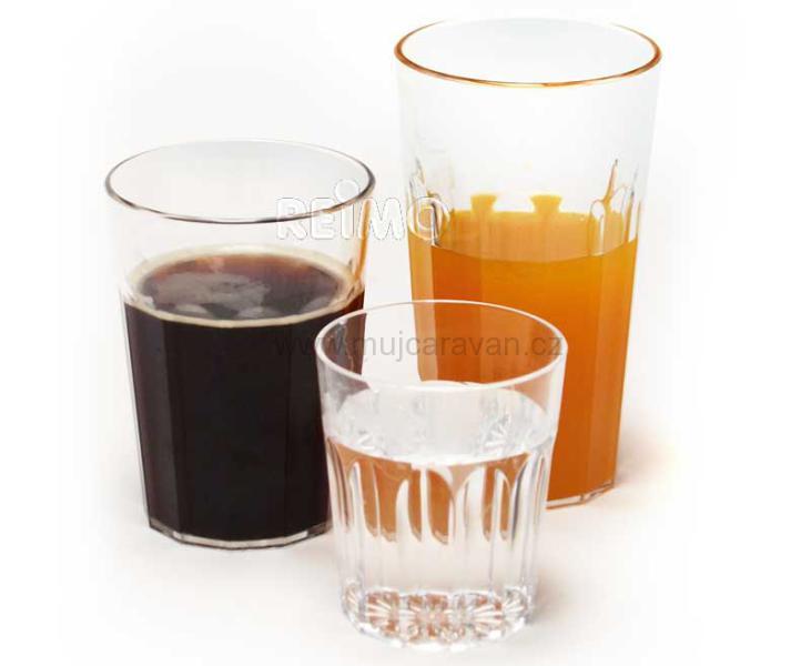 Sada 2 ks polykarbonátových sklenic 300 ml