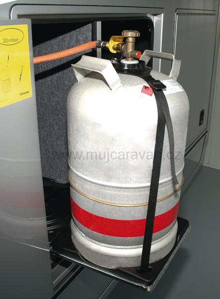 Držák na plynovou láhev pro montáž na podlahu