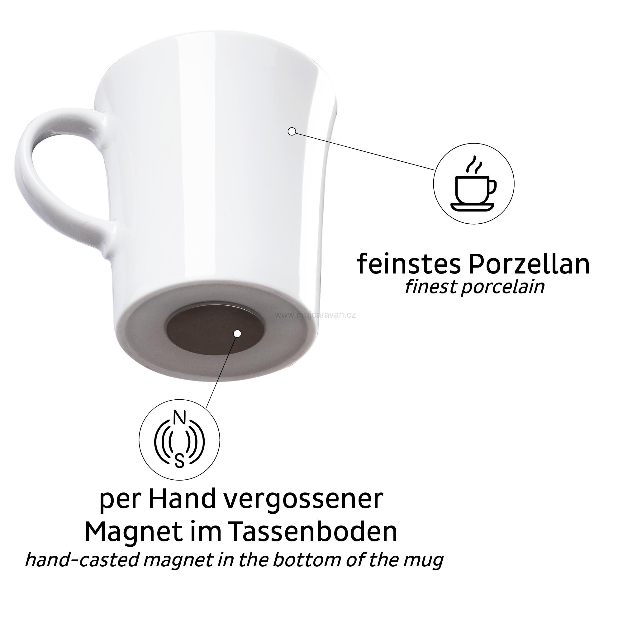 Sada 2 ks porcelánových hrnků Silwy
