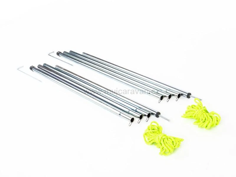 Tyče pro sluneční plachtu, 196 cm, 2 ks 