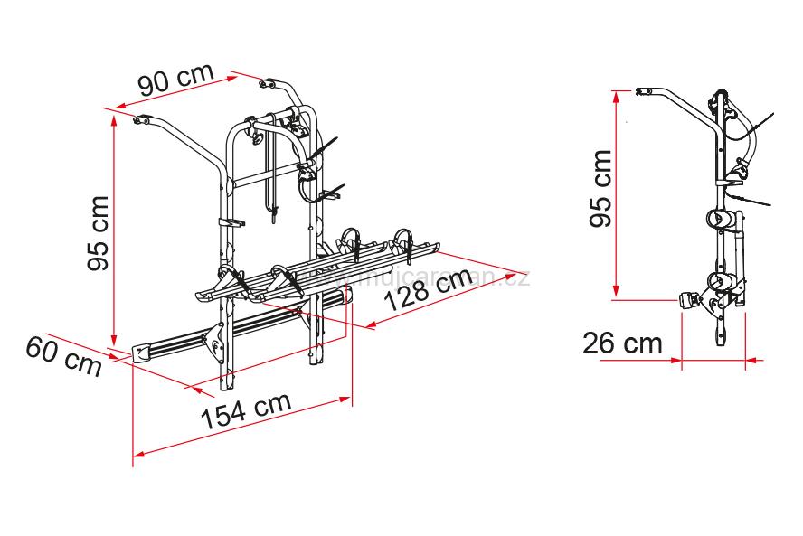 Nosič kol Fiamma Carry Bike Mercedes V-Klasse Premium